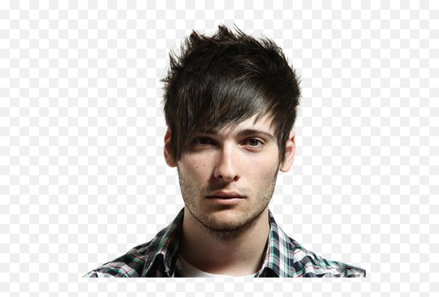Mens Emo Hair Styles - Emo Short Hairstyles For Guys Png,Short Hair Png -  free transparent png images 