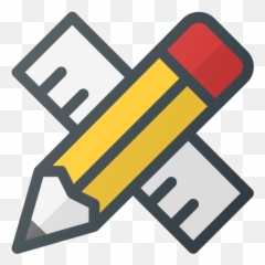 Design Pencil Ruler Grid Guide Free Icon - IconIconscom png