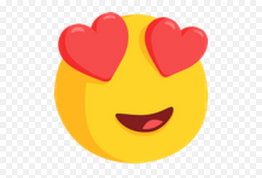 Download Free Emoticon Heart Sticker - Emoji With Heart Eyes Png,Facebook Heart Png