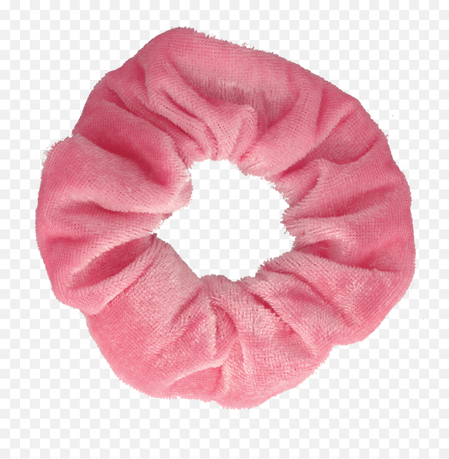 Velvet Scrunchie Dark Grey - Pink Scrunchies Transparent Png,Scrunchie Png