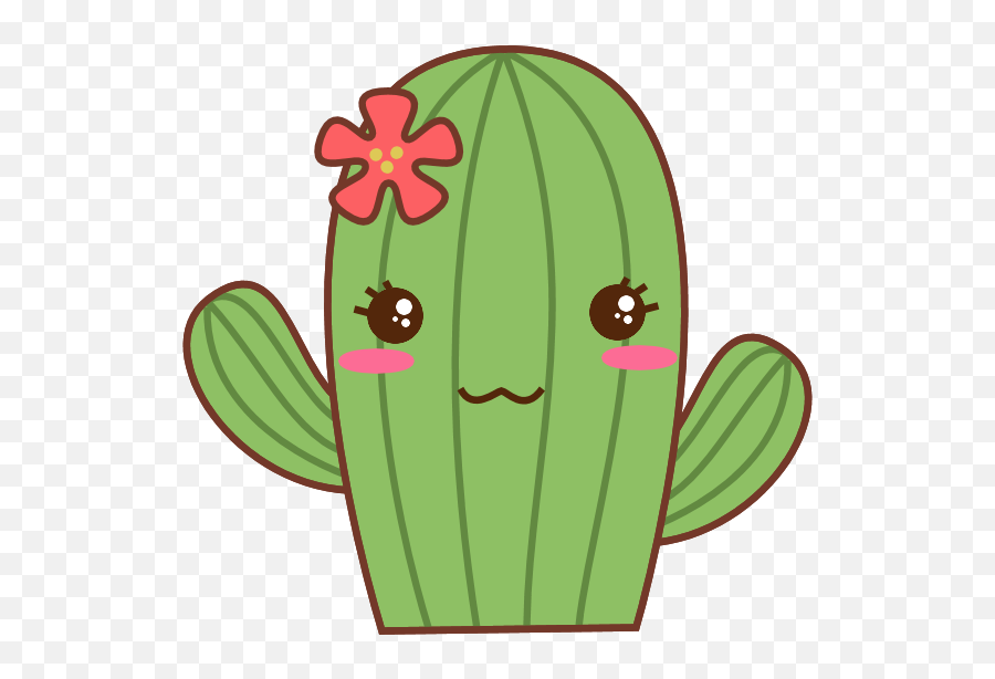 Cactus Transparent Png Pictures - Kawaii Cactus With Transparent Background,Cactus Clipart Png