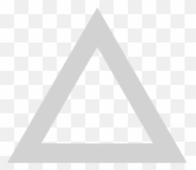 Light Gray Triangle Outline Icon - Free light shape icons White Triangle Outline png