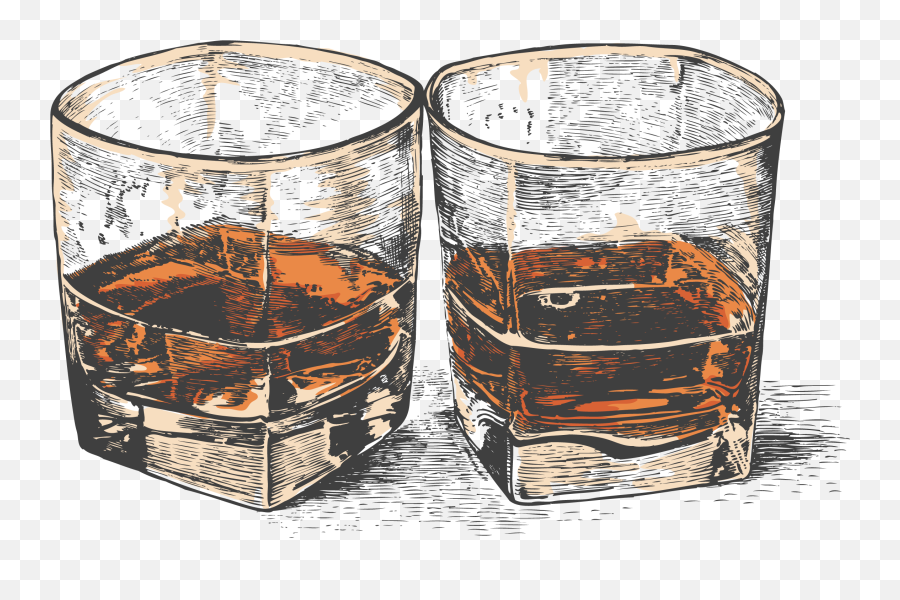 Vector Old Moonshine Whiskey Beverage - Whiskey Glass Drawing Png,Moonshine Png