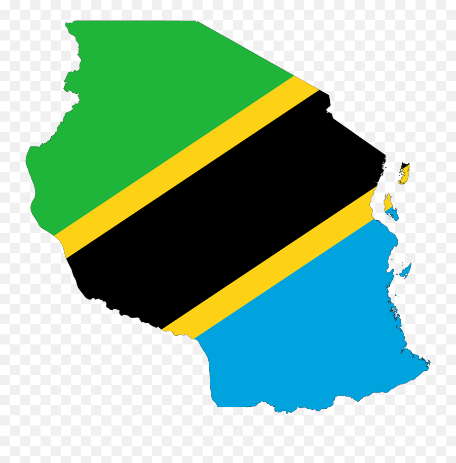 Tanzania Flag Map - Free Vector Graphic On Pixabay Tanzania Map With Flag Png,Rectangle Outline Png