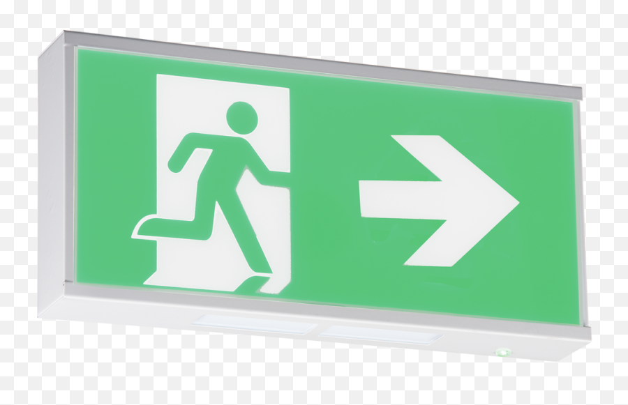 Running Man Legend For Product Emrun With Right Facing Arrow Dfl1emrunr - Exit Sign Png,Running Man Logo