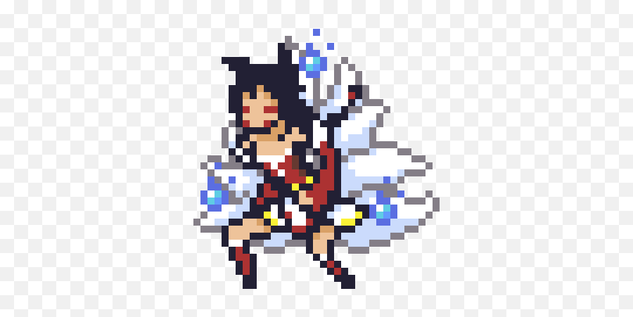 Pixel Ahri - Gif Pixel Art Png,Ahri Png