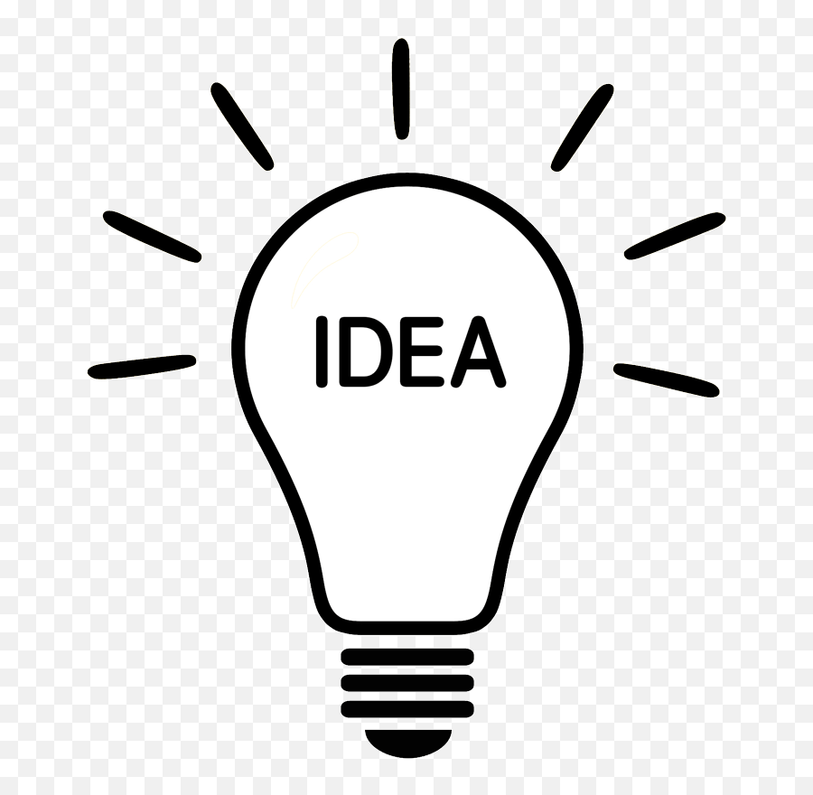 Light Bulb Idea Vector Clipart Png - Light Bulb Idea Vector,Lightbulb Transparent Background