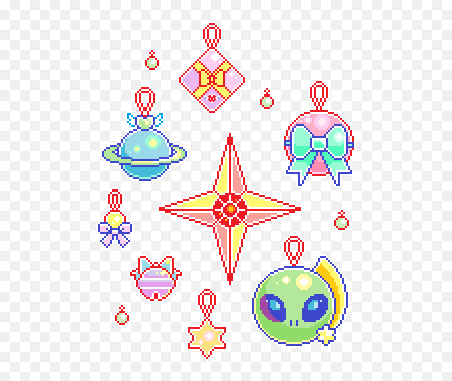 Whats Christmas Without Aliens - Transparent Pixel Art Christmas Png,Pixel Star Png