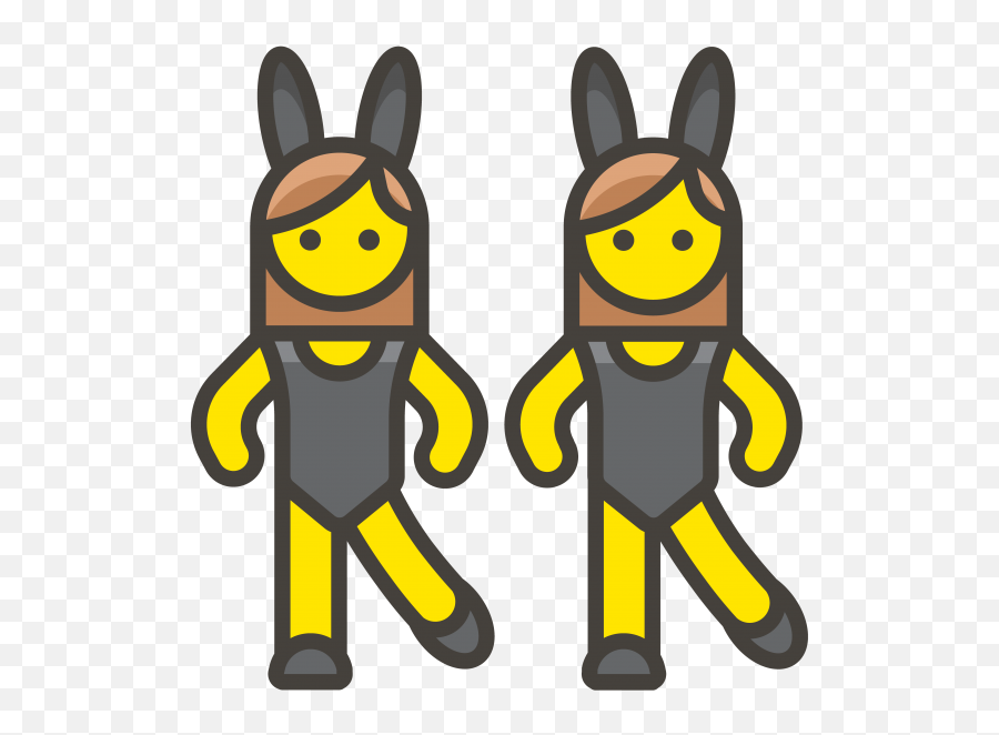 Ears Png - Woman With Bunny Ears Emoji,Bunny Ears Png