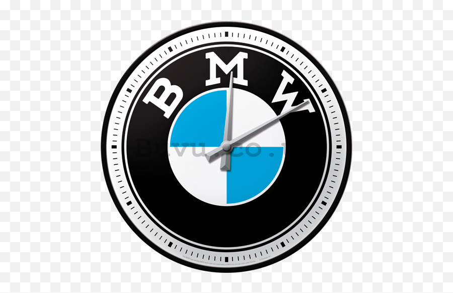 Retro Wall Clocks - Bmw Badge Key Ring Png,Bmw Logo