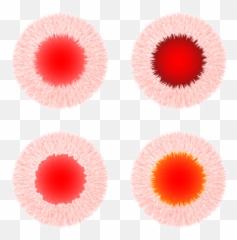 Fury Round Buttons Background Red - Circle png