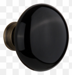 Black Porcelain Knob Nostalgic Warehouse - Circle Png,Knob Png