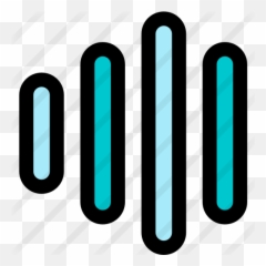 Audio Waves - Free music and multimedia icons Parallel png