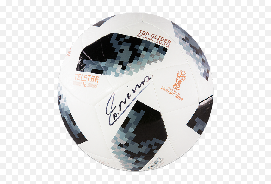 Andres Iniesta Signed 2018 Fifa World Cup Telstar 18 Football - Football Fifa 2018 Png,World Cup 2018 Png