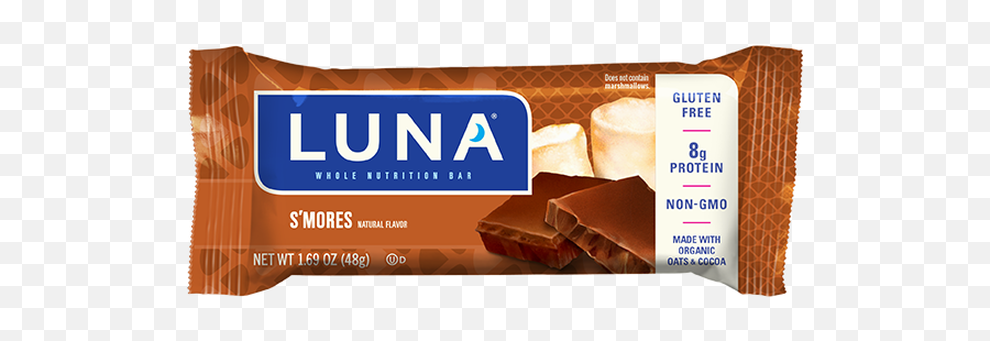 Smores Flavor Bars - S Mores Luna Bar Png,Smores Png