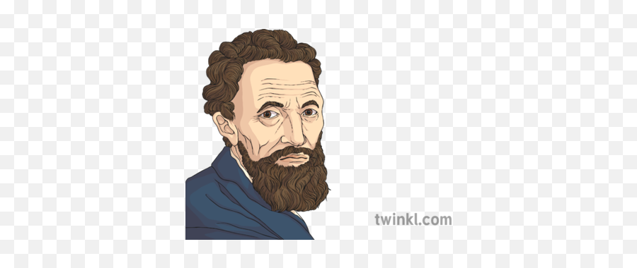 Michelangelo Illustration - Twinkl Gentleman Png,Michelangelo Png