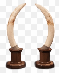 Elephant Tusk Pedestals Dc103 Our Work Kanati Studio - Solid Png,Tusk Png