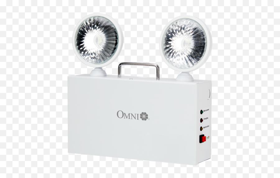 Led Twin Heads Automatic Emergency Light - Omni Electrical Led Emergency Lights Twin Head Png,Led Light Png