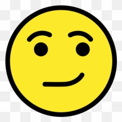 Smirking Face Emoji - De Meio Sorriso png