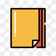 Download Colored Paper Vector Icon - Transparent png