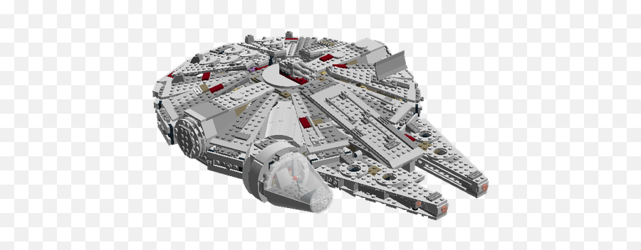 The Millennium Falcon Colour Thread White Grey Or Blue - Lego Millennium Falcon Png,Millennium Falcon Png