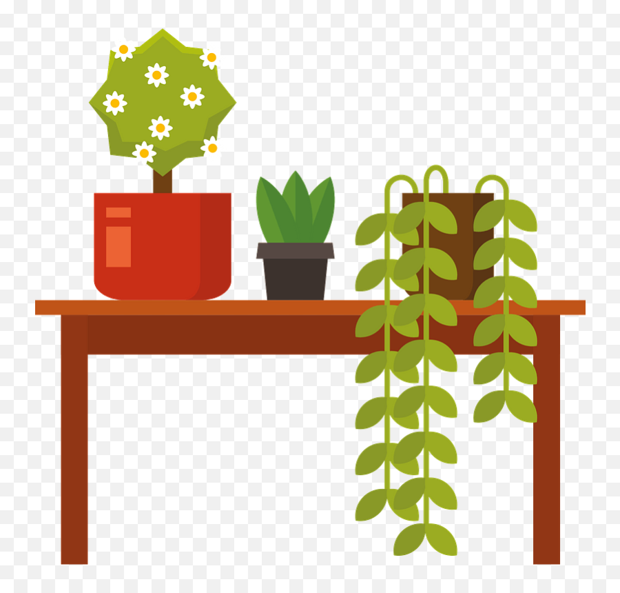 Houseplants Clipart - Clip Art House Plant S Png,Potted Plants Png