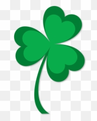 Clear Background Shamrock Clipart - Transparent Background Clover Clipart Png,Shamrock Clipart Png