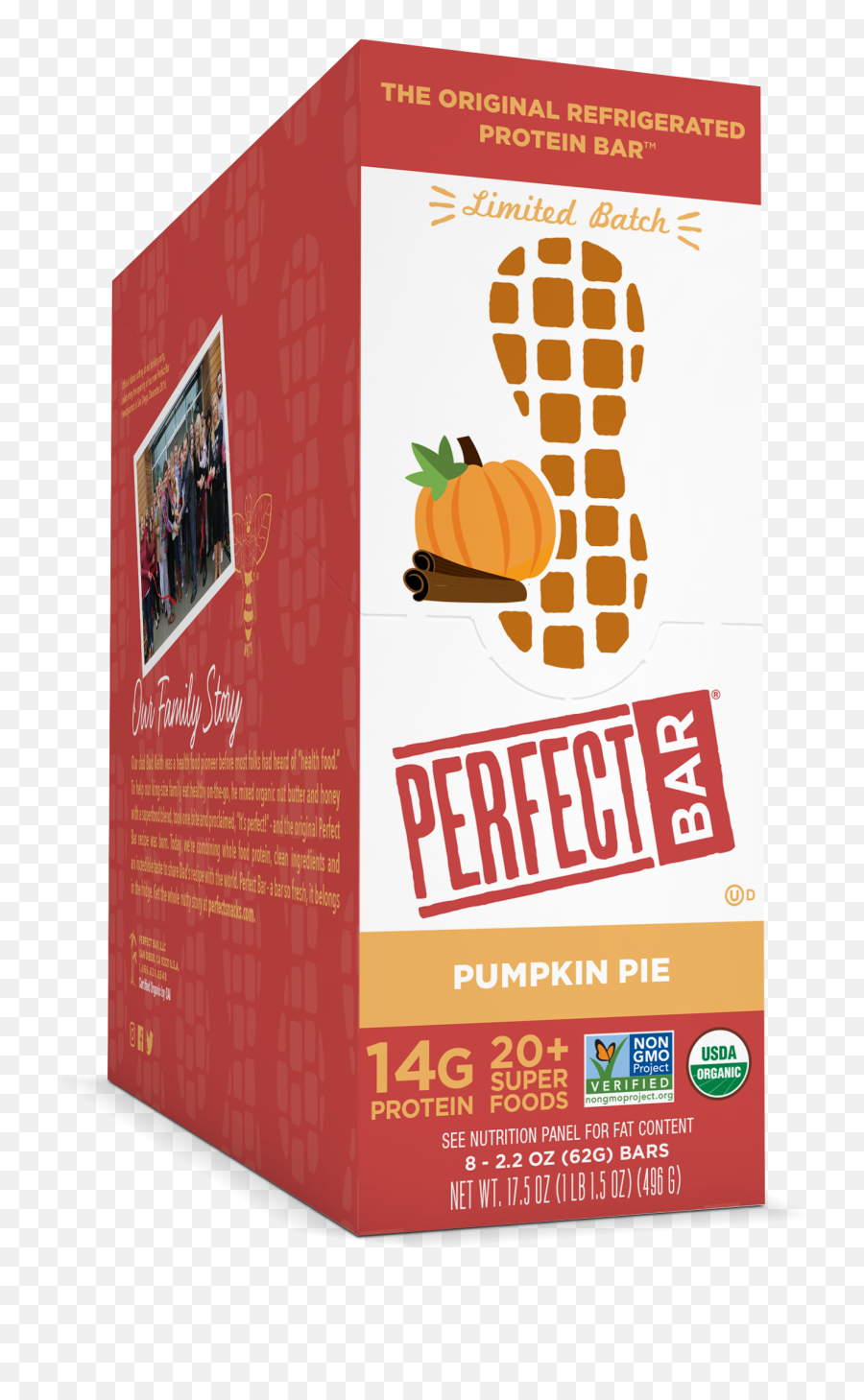 Pumpkin Pie Protein Bars The Natural Products Brands Directory - Perfect Bar Png,Pumpkin Pie Transparent