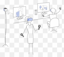 Oculus Rift Or Htc Vive Which Headset Is Better For Architects - Illustration png
