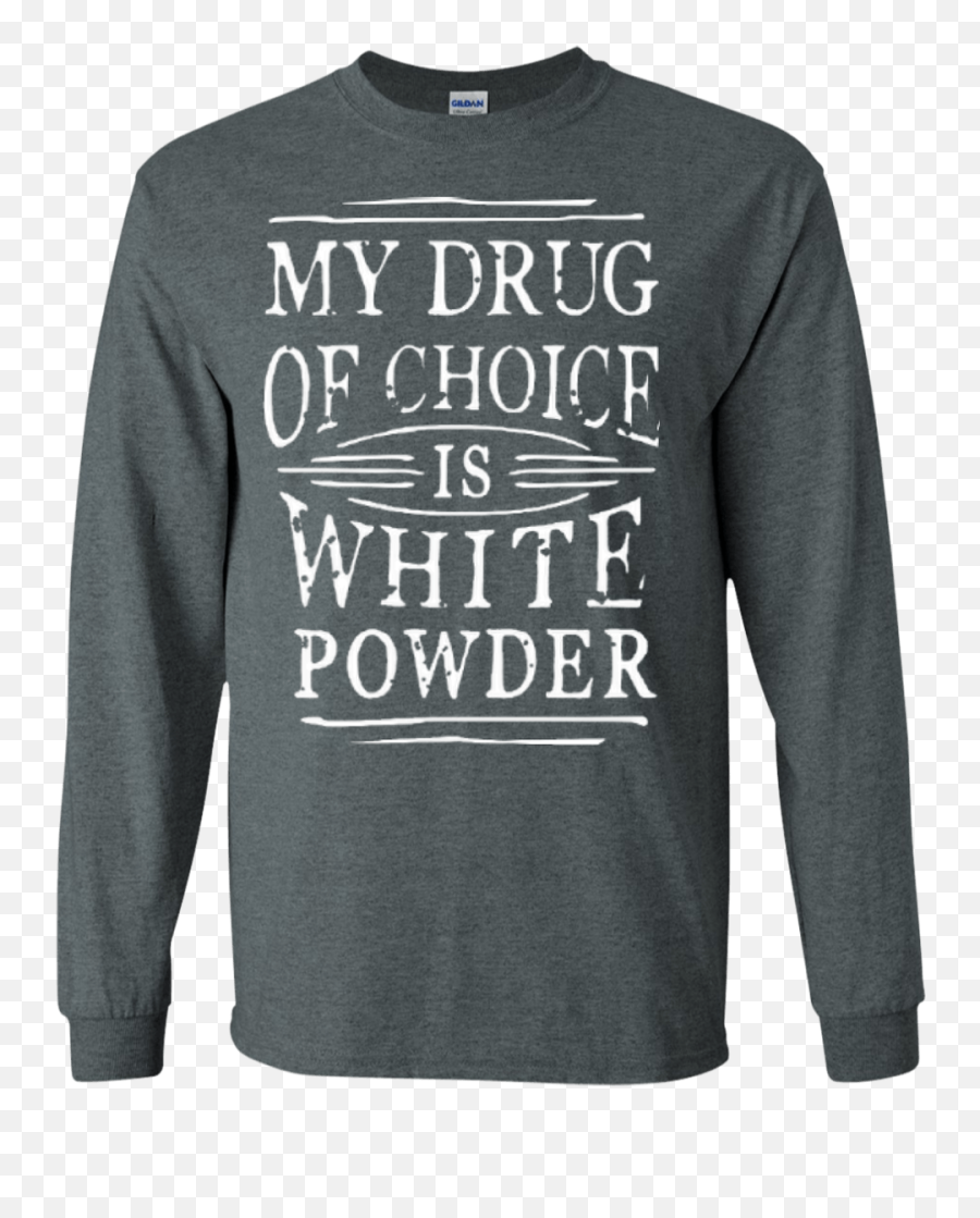 White Powder Long Sleeves - Smith Wesson T Shirt Png,White Powder Png