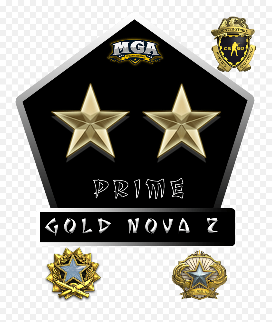 Gold Nova 2 686 Hrs 233 Wins 2017 2018 Service Medal Call Of Duty Black Ops Ii Advanced Warfare Loyalty Badge - Gold Png,Black Ops 2 Logo Png