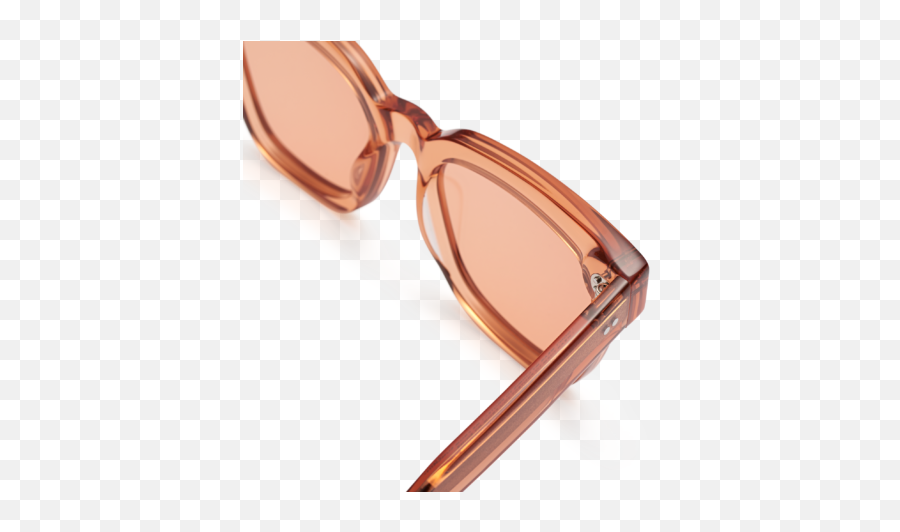 005 Clear Sunglasses In Peach - For Teen Png,Swag Glasses Transparent