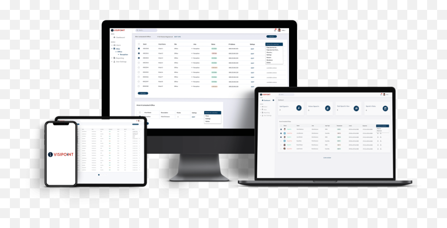 Visipoint Cloud Remote Kiosk Management Platform Lamasatech - Office Equipment Png,Kiosk Icon