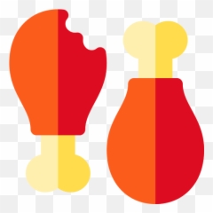Chicken Leg Free Vector Icons Designed By Freepik - Lovely png