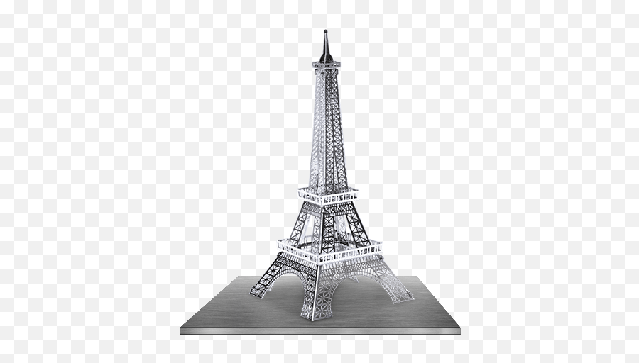 Eiffel Tower 3d Laser Cut Model - Metal Earth Eiffel Tower Png,Eiffel Tower Transparent