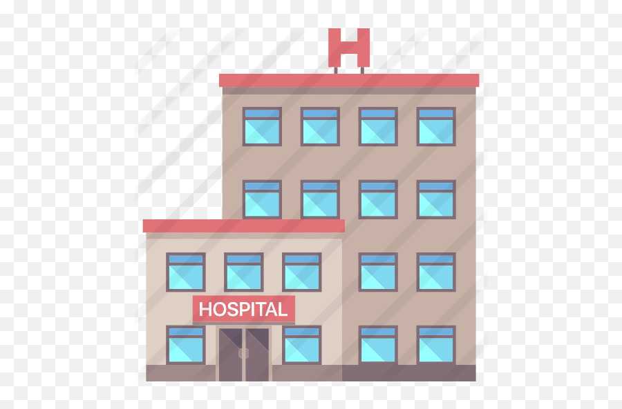 Hospital - Medical Hospital Icon Png,Hospital Icon Free