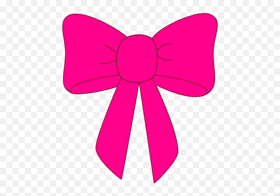 Best Bow Clip Art - Transparent Background Pink Bow Clipart Png,Hair Bow Png