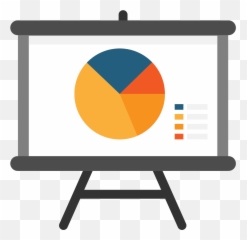 Powerpoint Presentation Flat Icon - Powerpoint Presentation Clipart Png,Presentation Png
