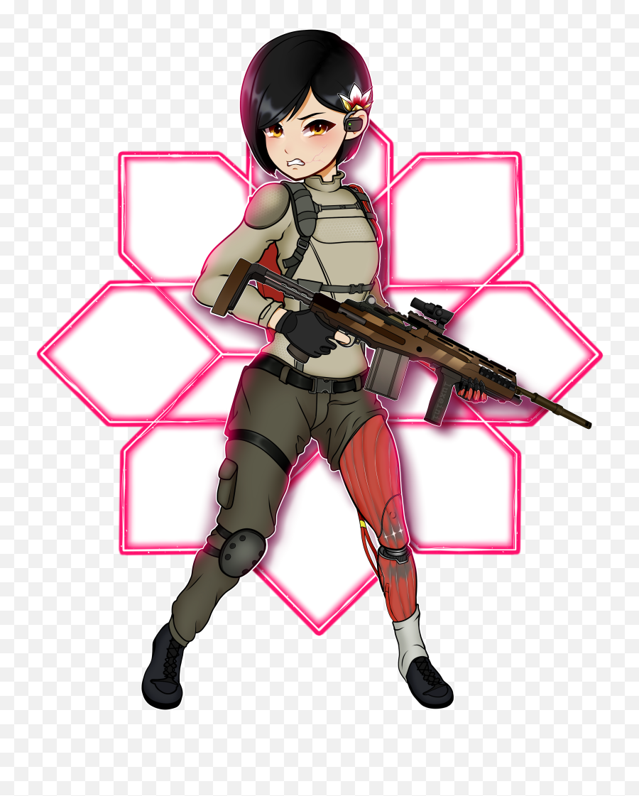 Aruni Art Rainbow6 - R6 Aruni Cute Png,Rainbow Six Siege Ela Icon