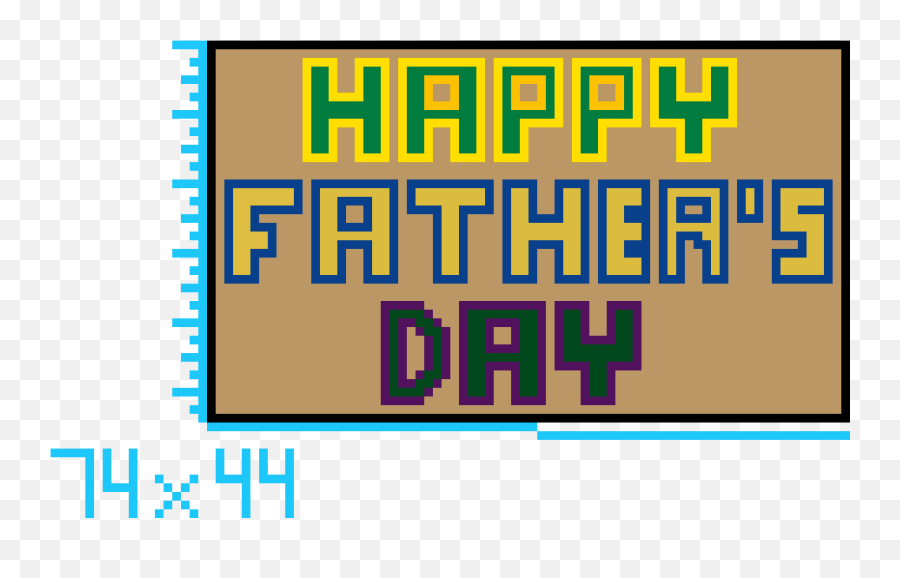 Happy Fatheru0027s Day Pixel Art Maker - Publicidades De 1810 Png,Happy Father's Day Png