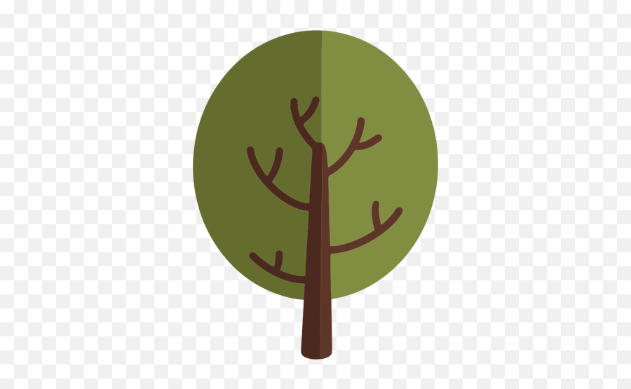 Round Tree Icon Flat - Transparent Png U0026 Svg Vector File Arvore Redonda Desenho Png,Fruit Tree Icon
