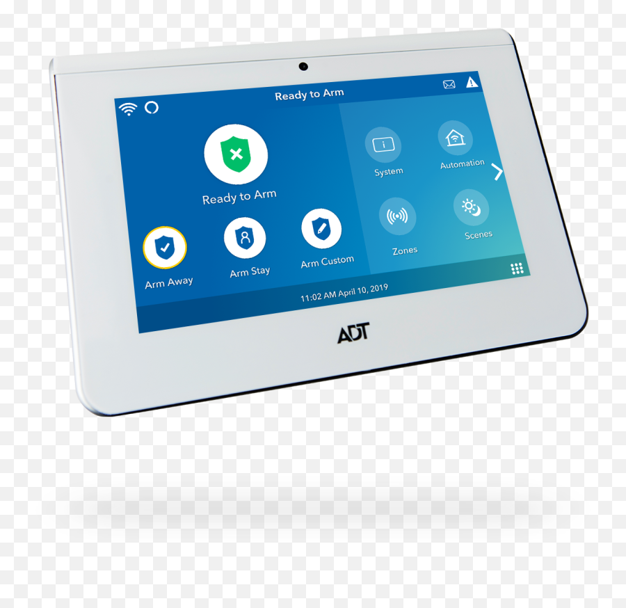 Adt Official Security Smart Home Touchscreen Panel - Adt Command Panel Png,Home Security Icon Png