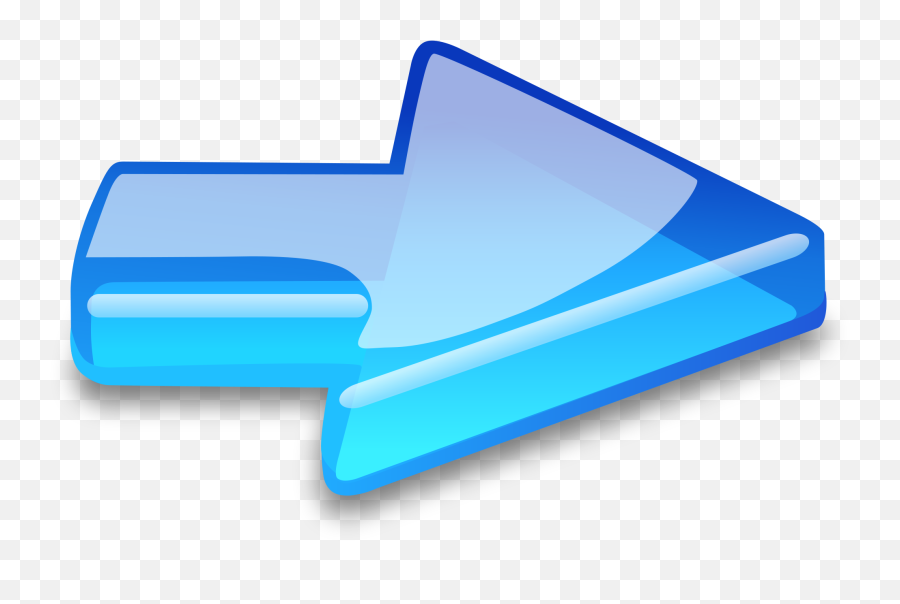 Blue Png Arrows - Arrow 3d Icon Png,Transparent Arrows