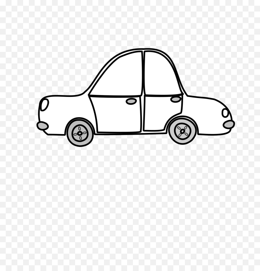 Car Black And White Clipart - Non Living Things Clipart Black And White Png,Car Clipart Transparent Background