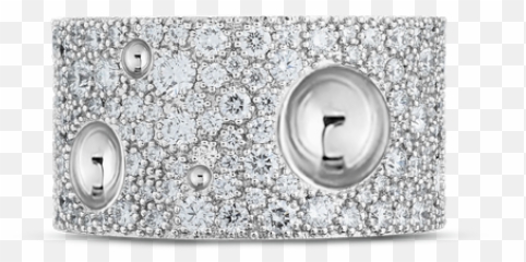 Roberto Coin 18k Gold U0026 Pave Diamond Pois Moi Luna Wide Ring - Pavé png