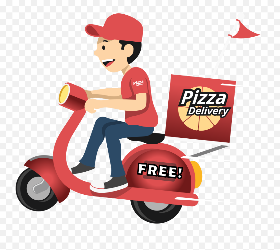 Delivery Pizza Png 4 Image - Delivery Man Vector Png,Delivery Png