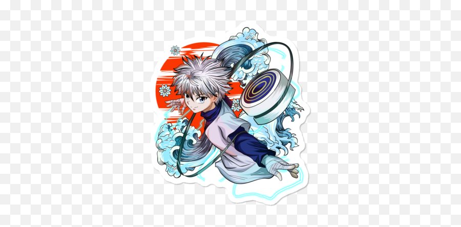 Anime Stickers Design By Humans Page 30 - Killua Zoldyck Png,Hellsing Icon