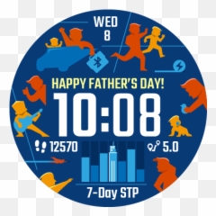 Happy Fatheru0027s Day Garmin Connect Iq - png