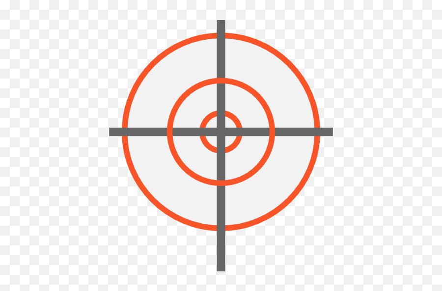 Icons Reticle Computer Design Line Circle Icon Resolution - Gun Target Png,Icon 42