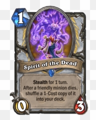 Spirit Of The Dead Hearthstone Hs Cards - Of The png